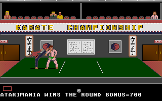 Karate Champion atari screenshot